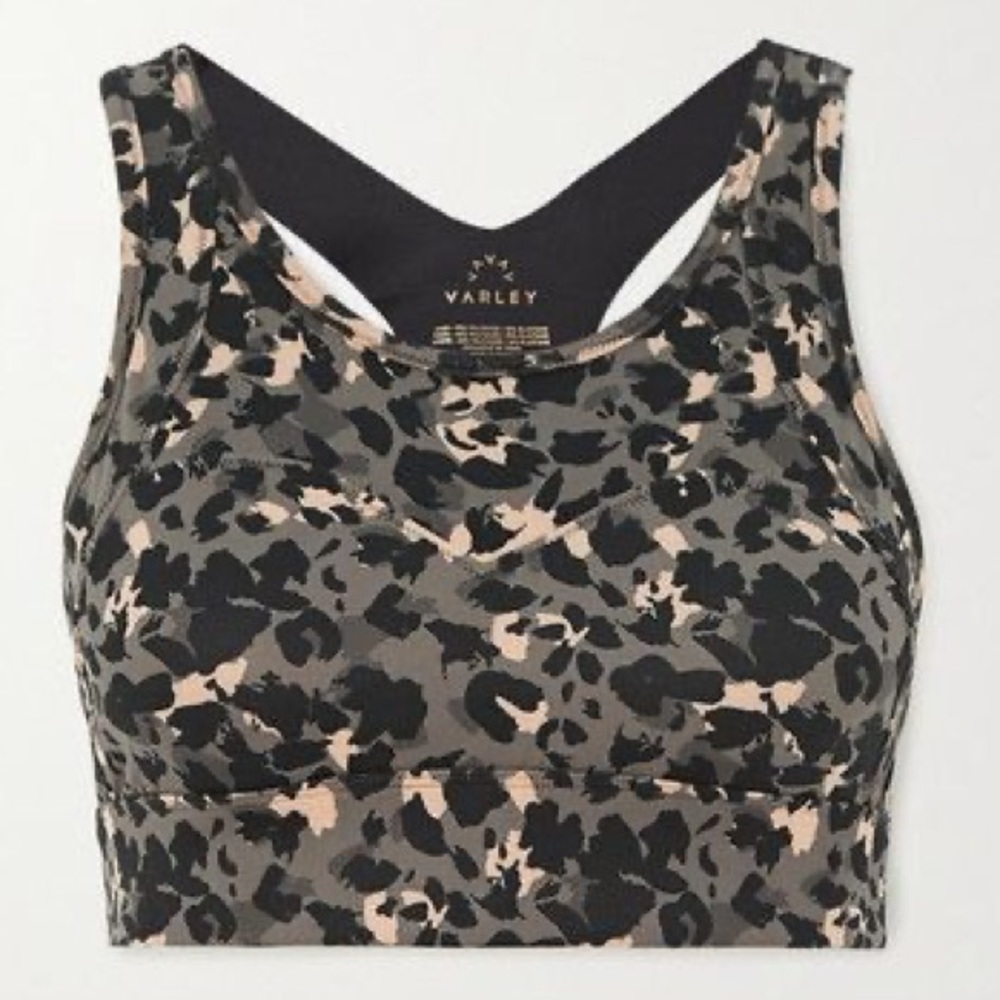 Varley Sports Bra, Neutral Camo